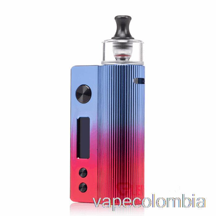 Vape Recargable Vandy Vape Nox 60w Pod Kit Crepúsculo Azul Rojo